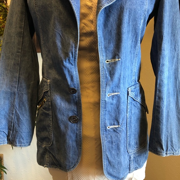 Vintage denim jacket / blazer - Picture 3 of 5